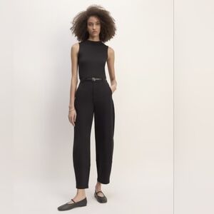 Everlane Black Barrel Pant